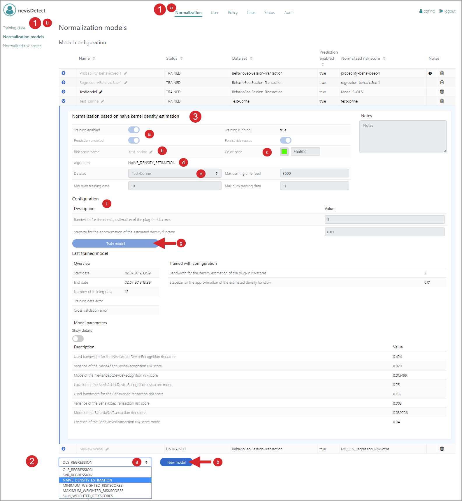 Security expert - Configuring a normalization model