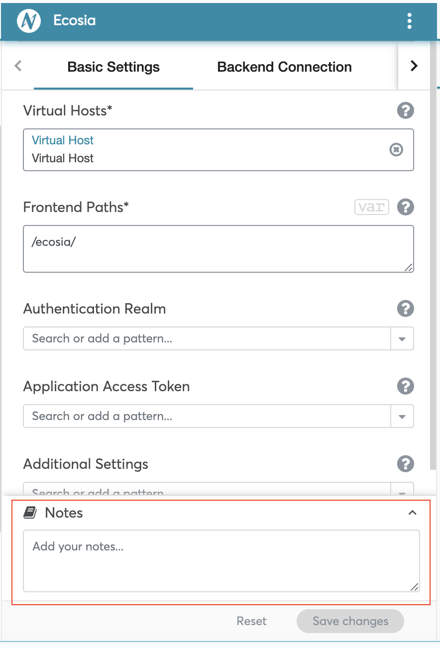 Input field with link to additional information