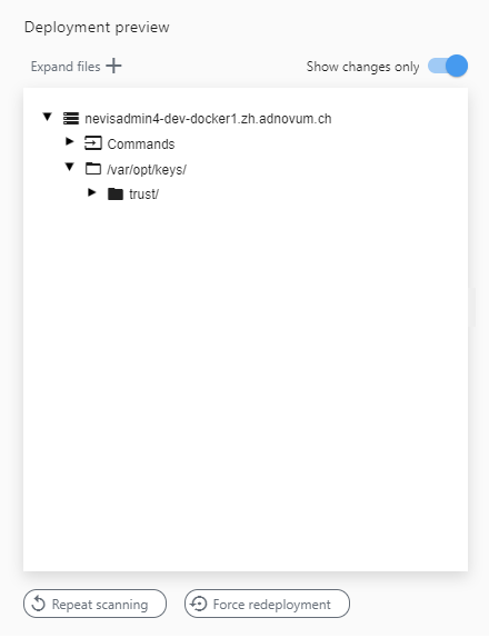 Show changes only function
