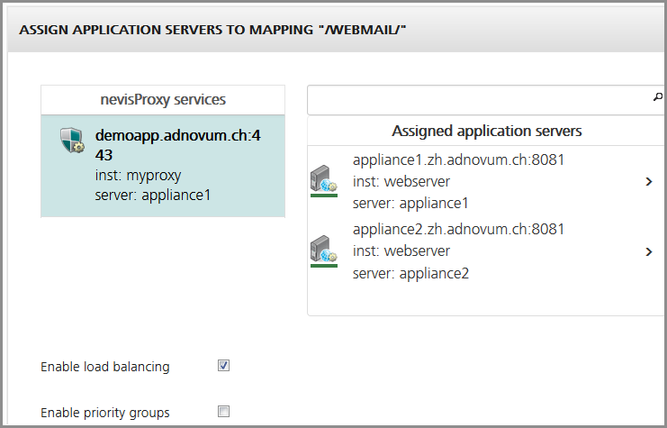 Enabling load balancing