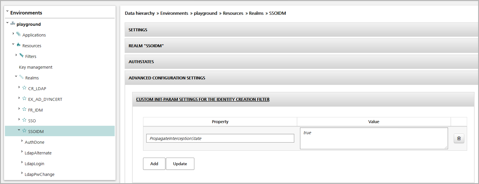 Enabling PropagateInterceptionState within the realm configuration