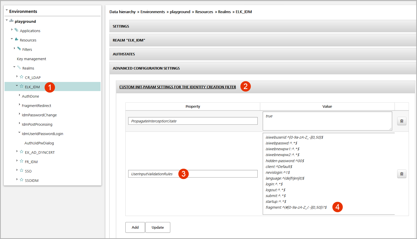 Fragment as an allowed input parameter