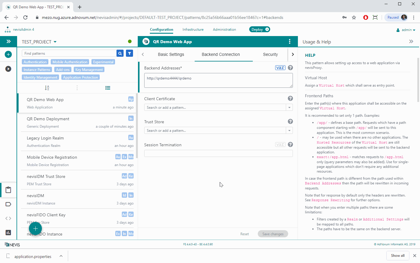 How to configure in-band registration