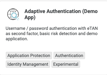 Adaptive Authentication Project Template