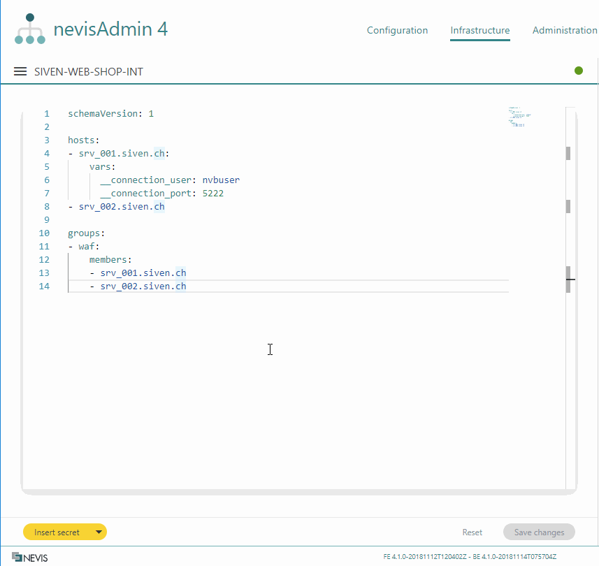 How to add a variable to a host group