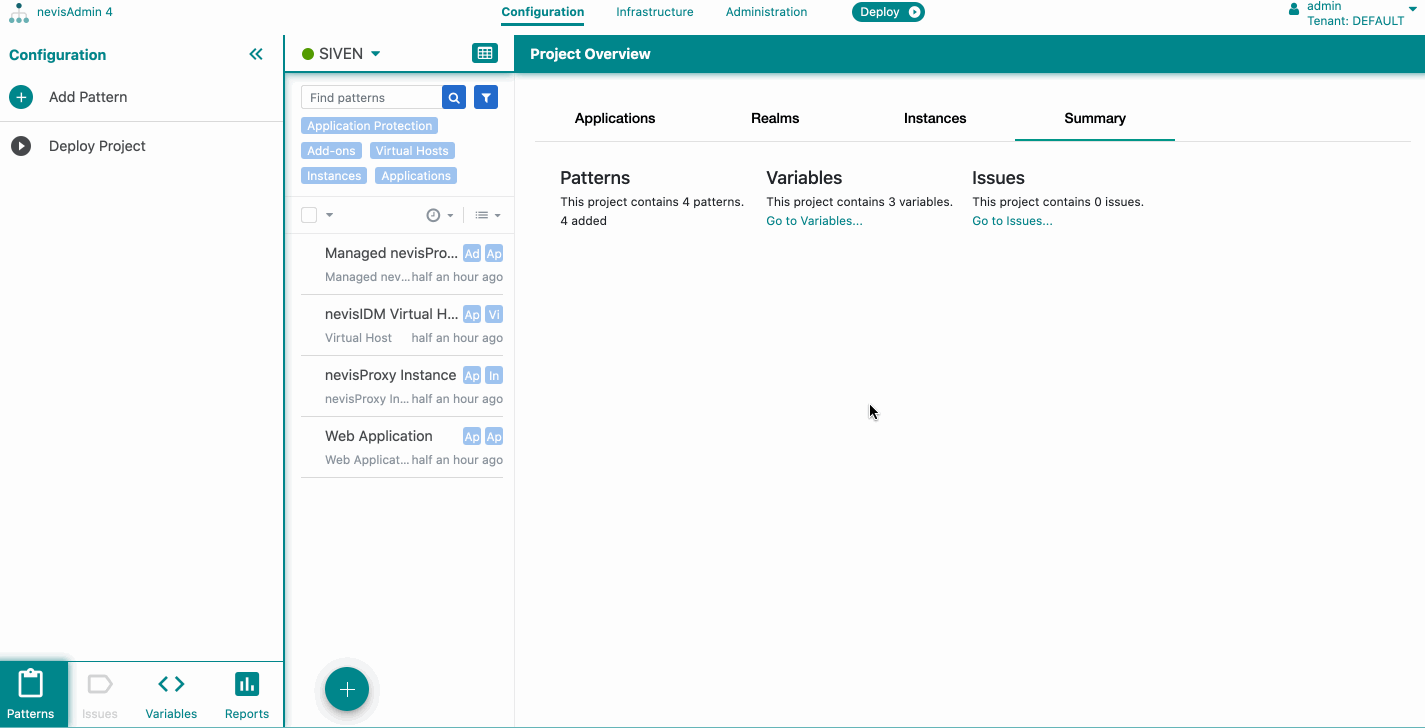 How to view active deployments