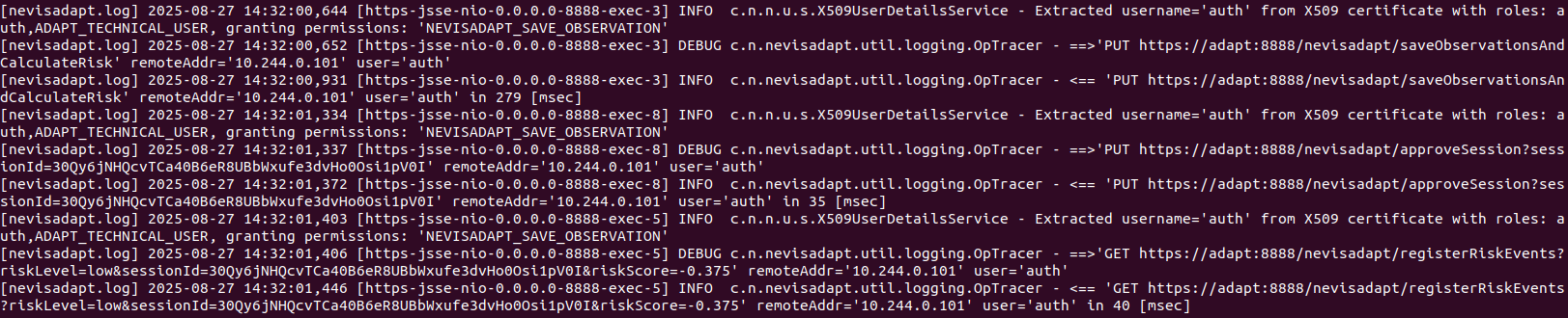 Log Entries