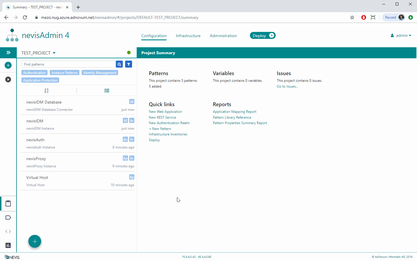 How to create a nevisIDM web application