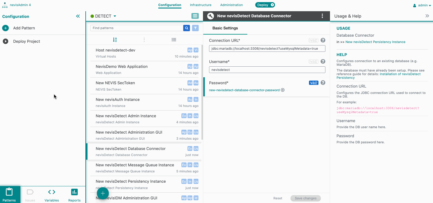 How to create a nevisDetect Persistency REST API